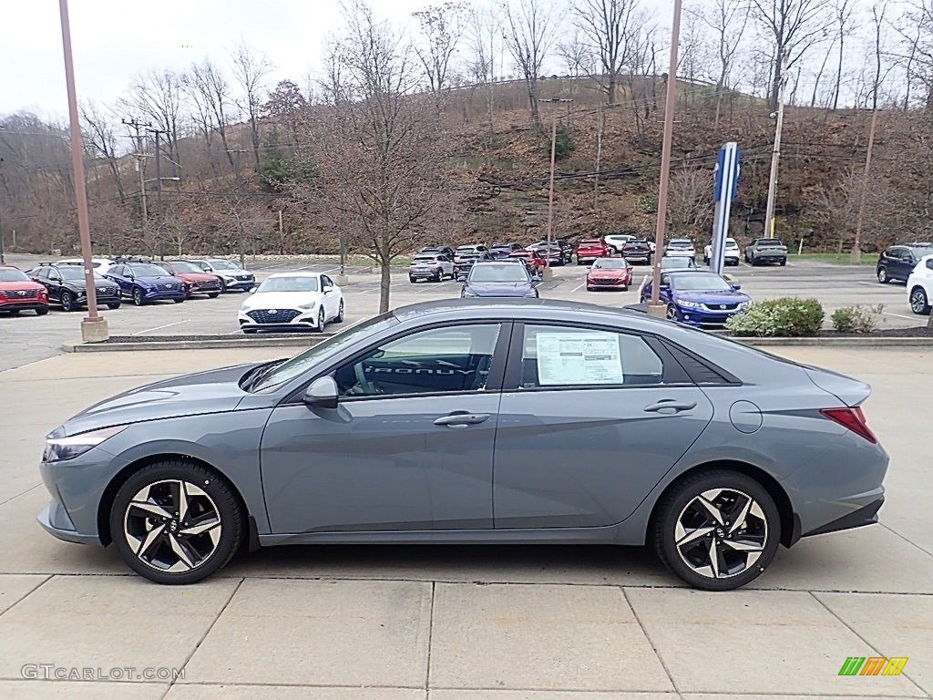 2023 Elantra SEL - Electric Shadow / Medium Gray photo #6