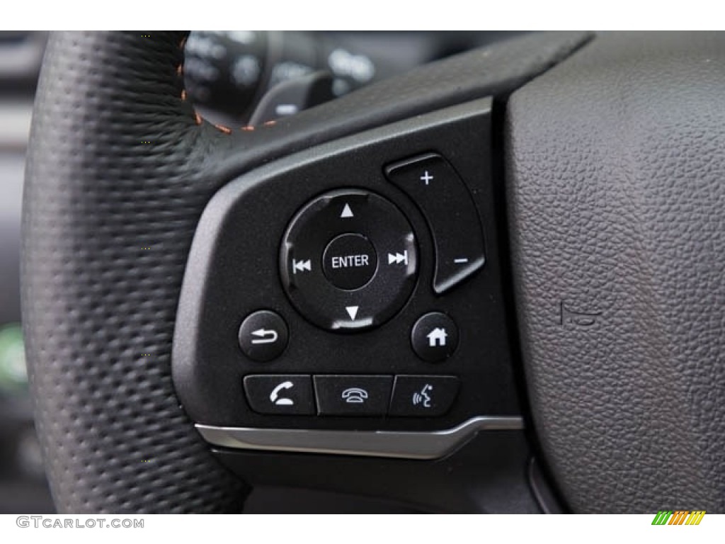 2023 Honda Passport Trailsport AWD Black Steering Wheel Photo #145193756