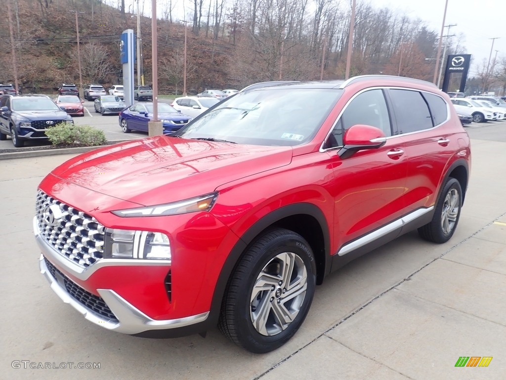 Calypso Red 2023 Hyundai Santa Fe SEL AWD Exterior Photo #145193962