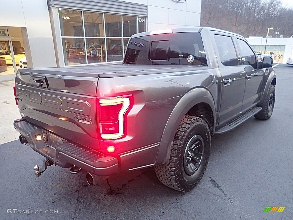 2018 F150 SVT Raptor SuperCrew 4x4 - Lead Foot / Raptor Black/Orange Accent photo #2