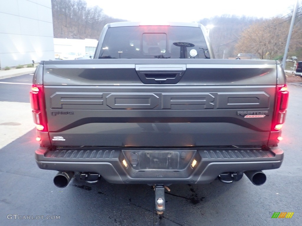 2018 F150 SVT Raptor SuperCrew 4x4 - Lead Foot / Raptor Black/Orange Accent photo #3