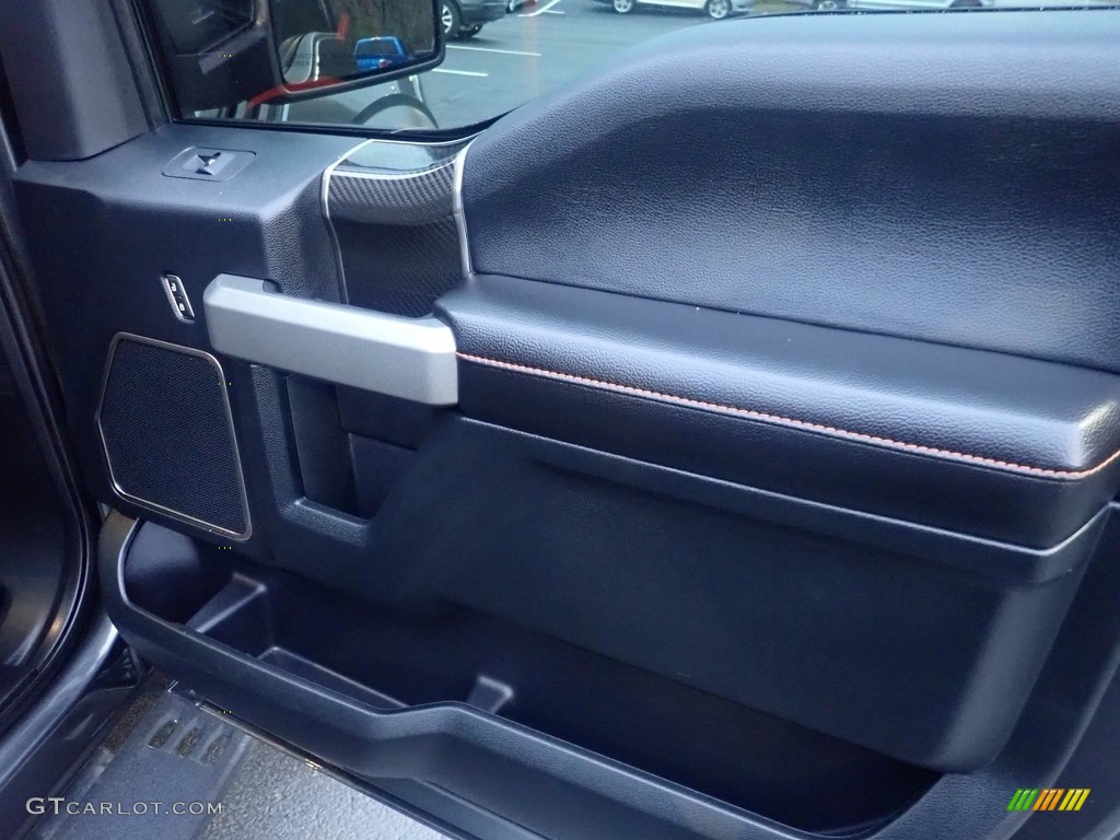 2018 F150 SVT Raptor SuperCrew 4x4 - Lead Foot / Raptor Black/Orange Accent photo #13