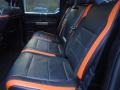 Raptor Black/Orange Accent Rear Seat Photo for 2018 Ford F150 #145194373