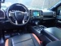 2018 Ford F150 Raptor Black/Orange Accent Interior Interior Photo