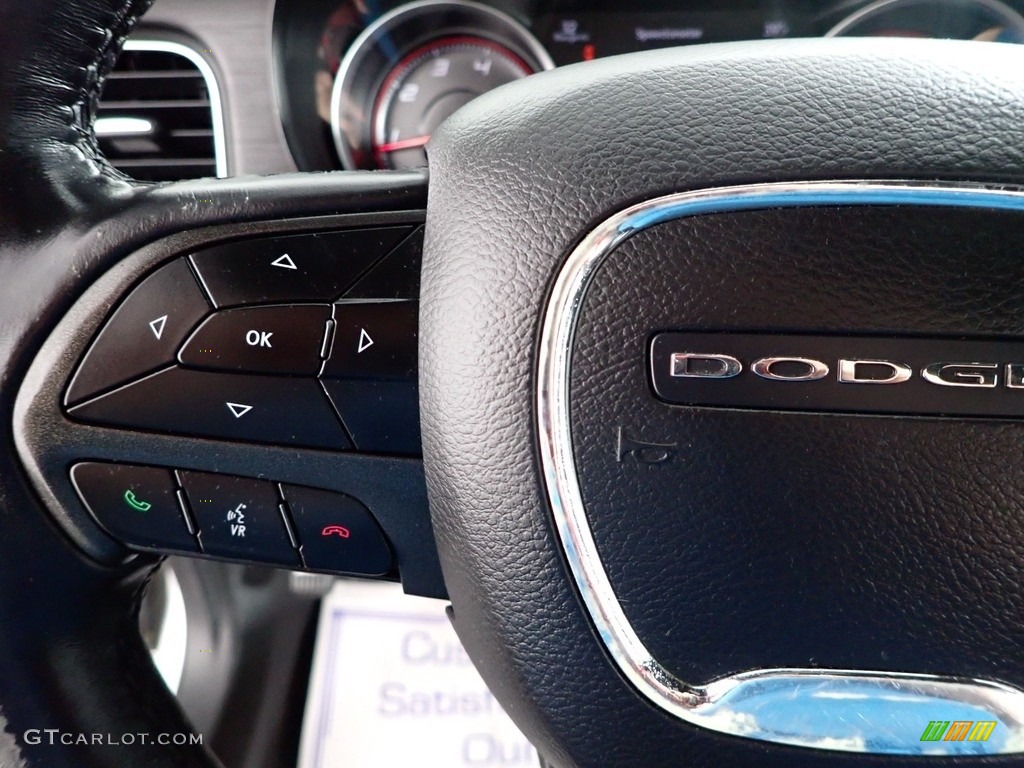 2018 Dodge Charger Police Pursuit AWD Black Steering Wheel Photo #145195093
