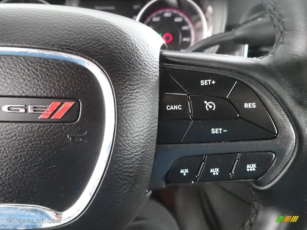 2018 Dodge Charger Police Pursuit AWD Black Steering Wheel Photo #145195129