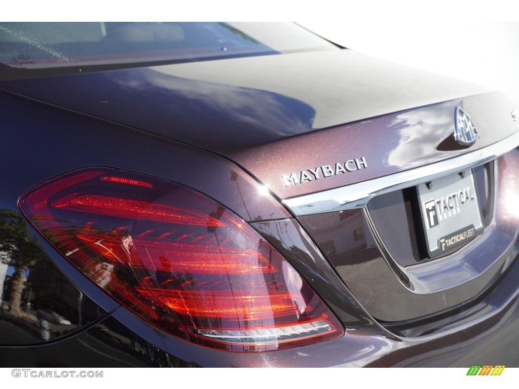 2019 S Maybach S 650 - Ruby Black Metallic / Silk Beige/Espresso Brown photo #12