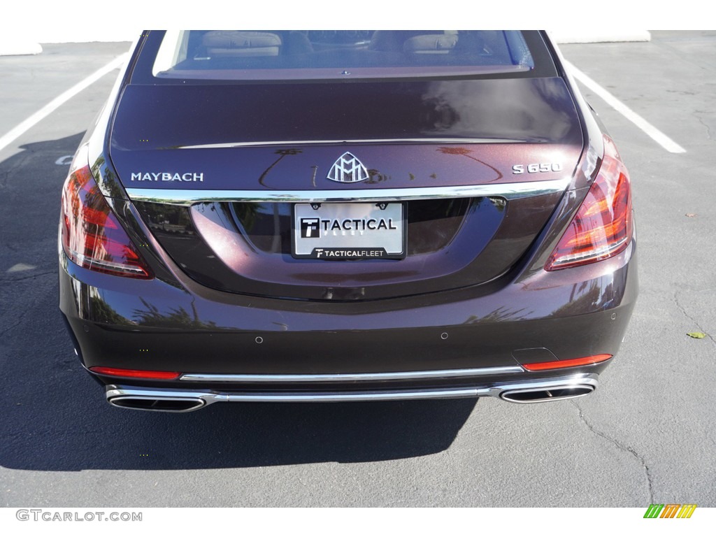 2019 S Maybach S 650 - Ruby Black Metallic / Silk Beige/Espresso Brown photo #14