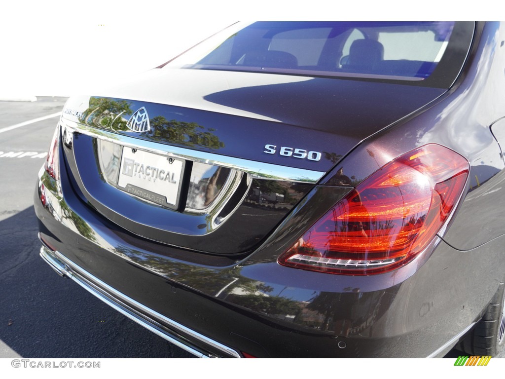 2019 S Maybach S 650 - Ruby Black Metallic / Silk Beige/Espresso Brown photo #16
