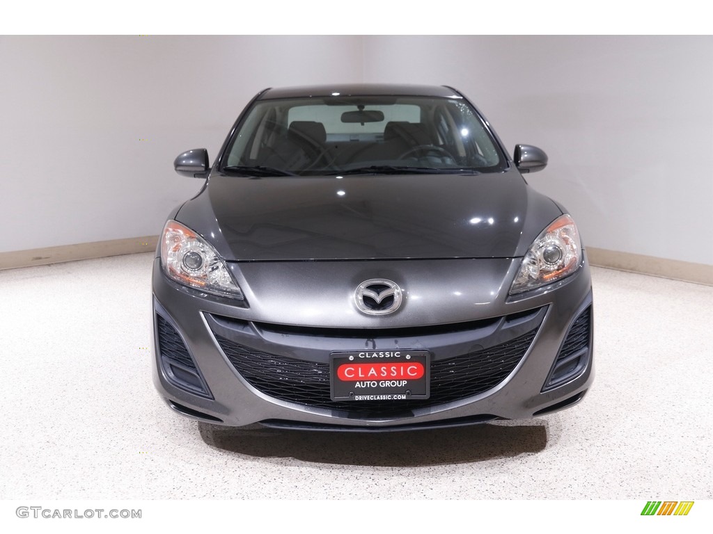 2010 MAZDA3 i Touring 4 Door - Graphite Mica / Black photo #2