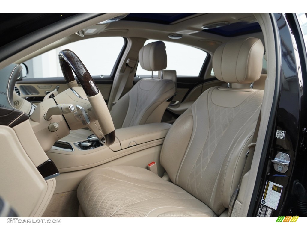 Silk Beige/Espresso Brown Interior 2019 Mercedes-Benz S Maybach S 650 Photo #145195651