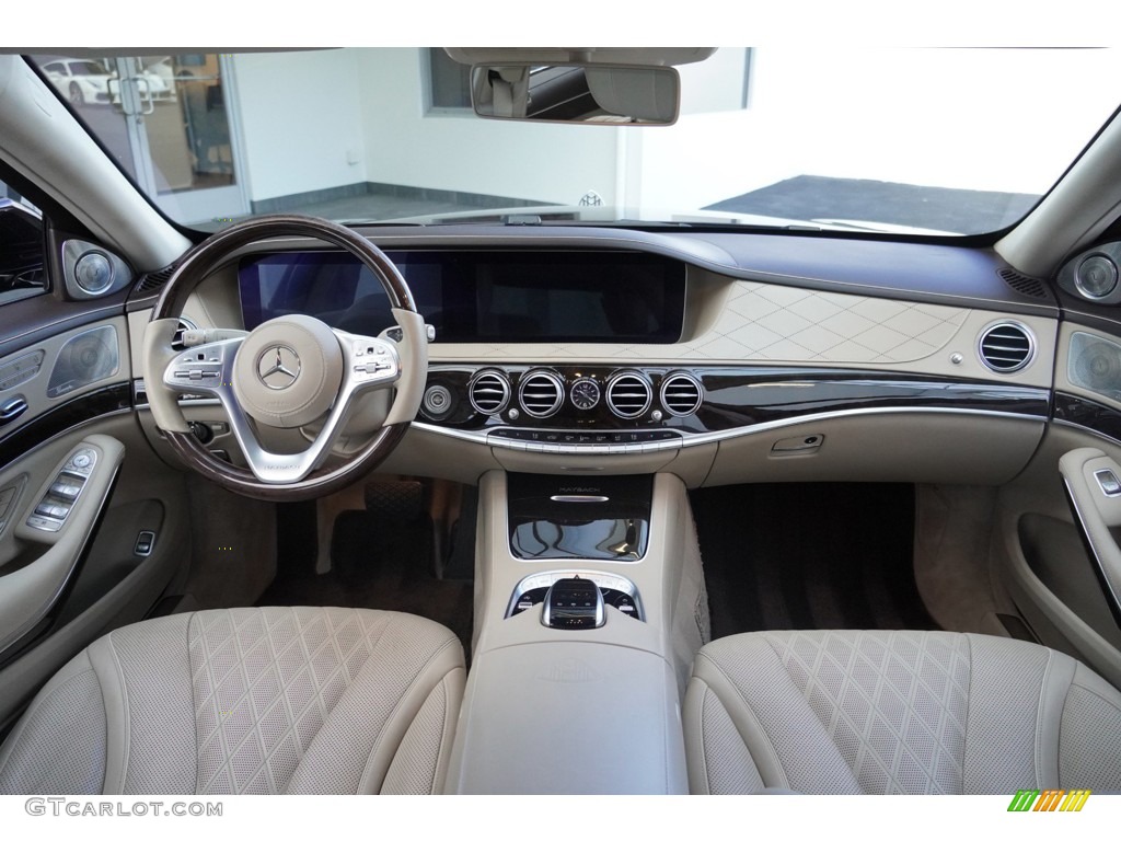 Silk Beige/Espresso Brown Interior 2019 Mercedes-Benz S Maybach S 650 Photo #145196278