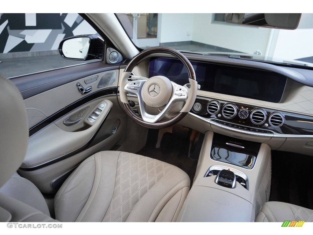 Silk Beige/Espresso Brown Interior 2019 Mercedes-Benz S Maybach S 650 Photo #145196299