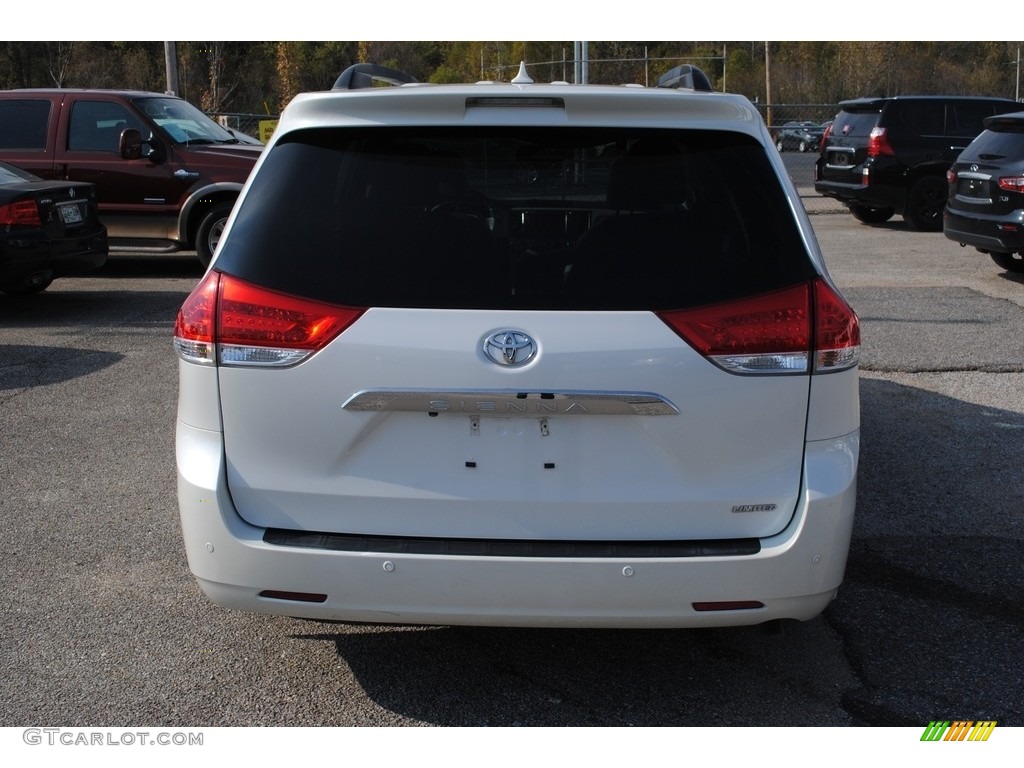 2012 Sienna Limited - Blizzard White Pearl / Bisque photo #4