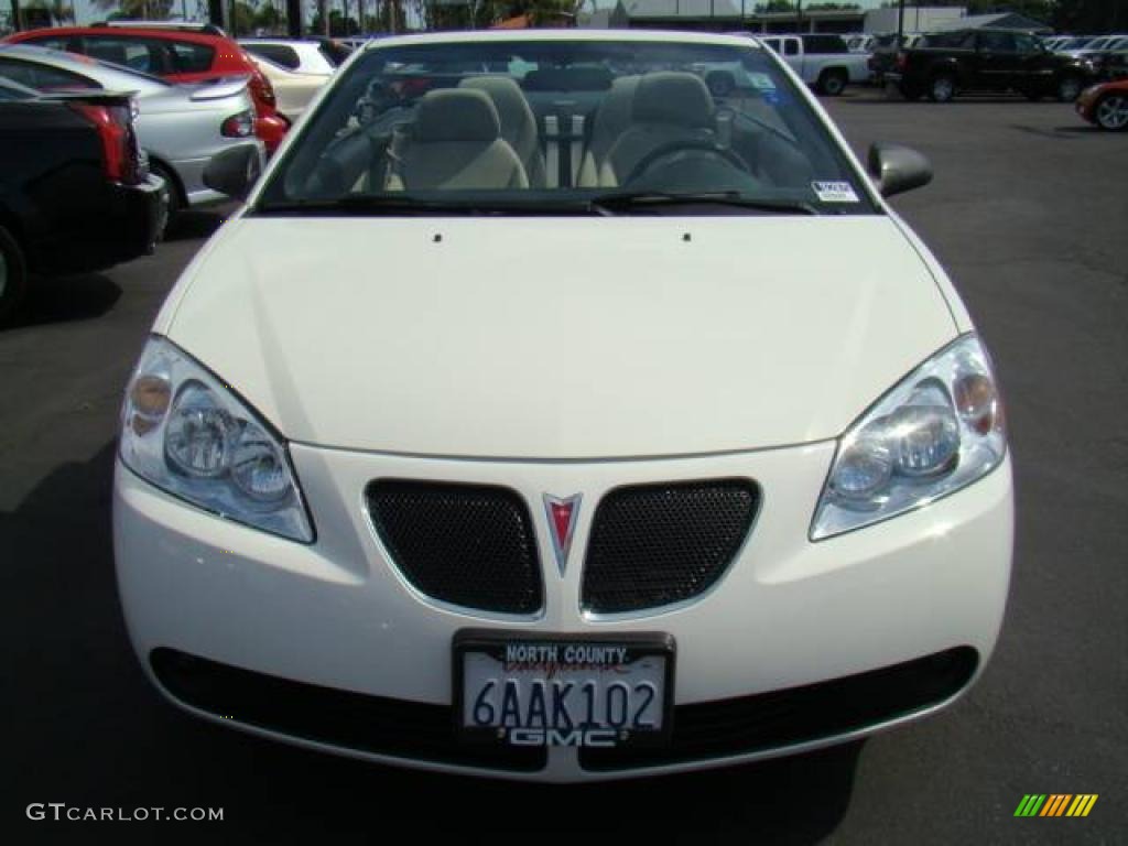 2007 G6 GT Convertible - Ivory White / Light Taupe photo #2
