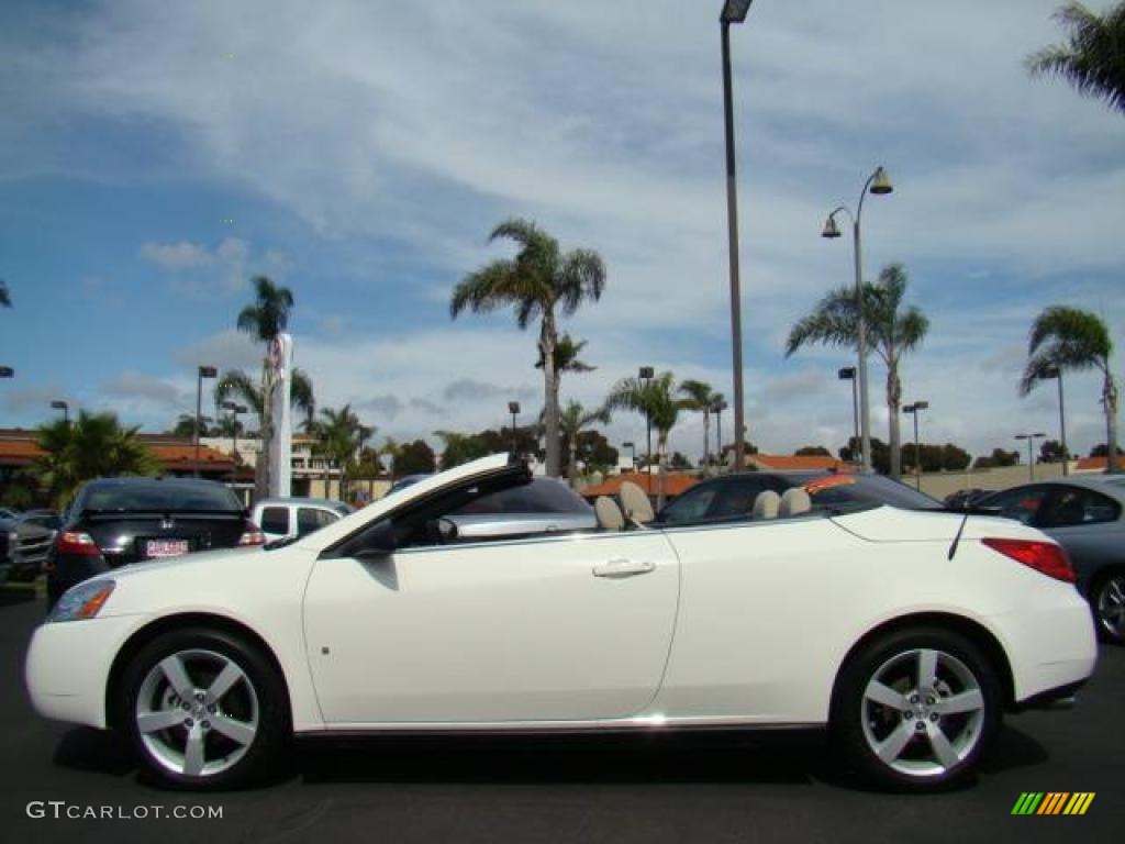 2007 G6 GT Convertible - Ivory White / Light Taupe photo #3