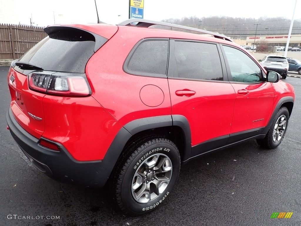 2019 Cherokee Trailhawk 4x4 - Firecracker Red / Black photo #6