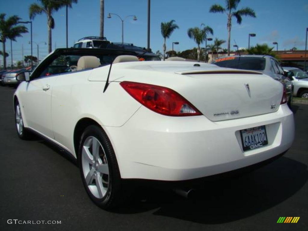2007 G6 GT Convertible - Ivory White / Light Taupe photo #4