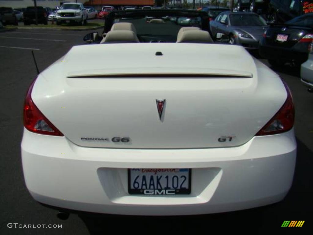 2007 G6 GT Convertible - Ivory White / Light Taupe photo #5