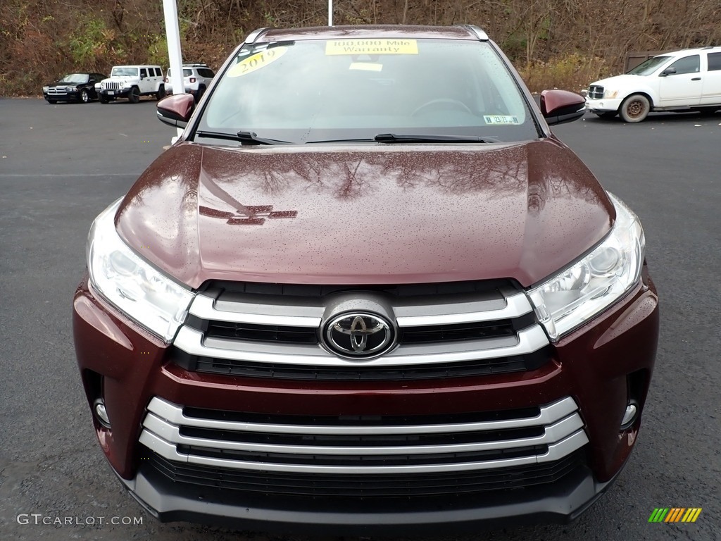 2019 Highlander XLE AWD - Salsa Red Pearl / Black photo #9