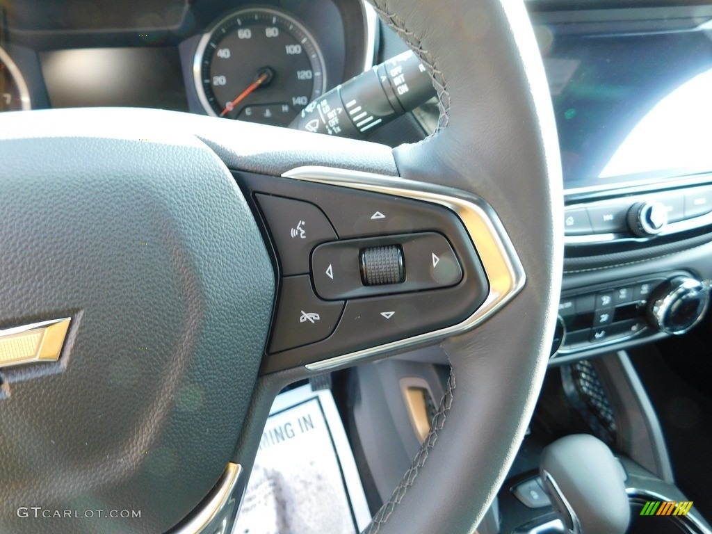 2023 Chevrolet TrailBlazer ACTIV AWD Jet Black Steering Wheel Photo #145198471