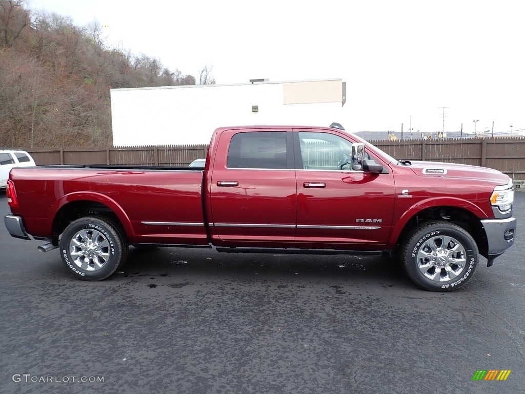 Delmonico Red Pearl 2022 Ram 3500 Limited Crew Cab 4x4 Exterior Photo #145198501