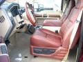 2009 Royal Red Metallic Ford F250 Super Duty King Ranch Crew Cab 4x4  photo #4