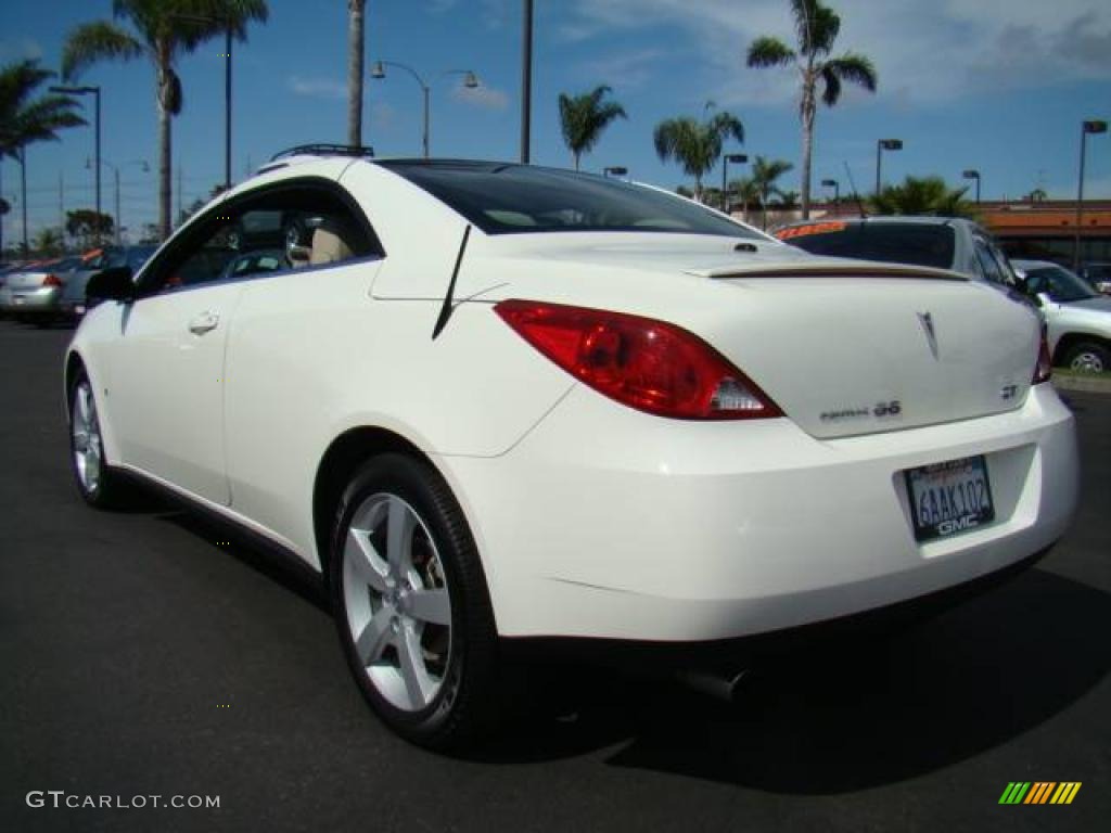 2007 G6 GT Convertible - Ivory White / Light Taupe photo #18