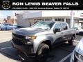 2021 Satin Steel Metallic Chevrolet Silverado 1500 Custom Trail Boss Crew Cab 4x4  photo #1