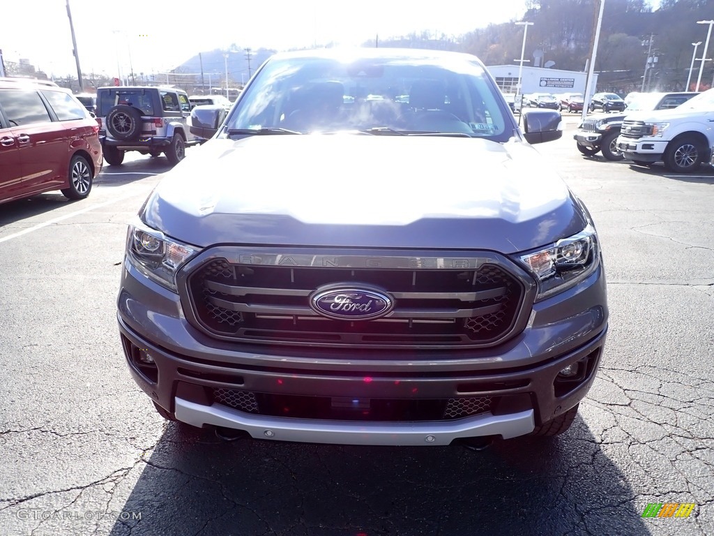 2021 Ranger Lariat SuperCrew 4x4 - Cactus Gray Metallic / Ebony photo #3