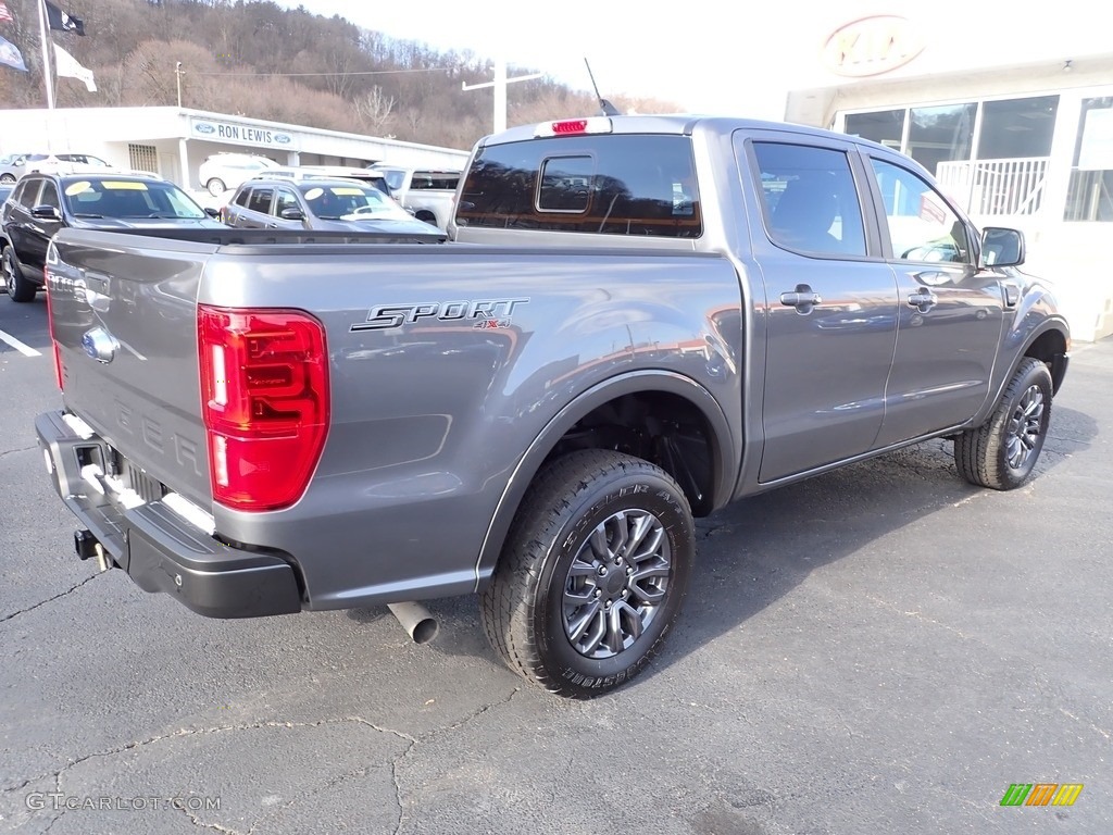 2021 Ranger Lariat SuperCrew 4x4 - Cactus Gray Metallic / Ebony photo #8
