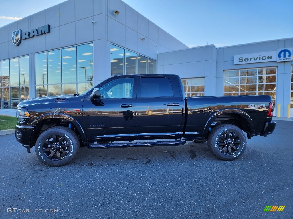 Diamond Black Crystal Pearl 2022 Ram 2500 Laramie Crew Cab 4x4 Exterior Photo #145201916