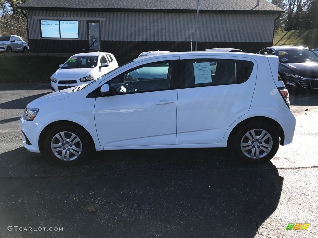 2017 Sonic LT Hatchback - Summit White / Jet Black/Dark Titanium photo #1