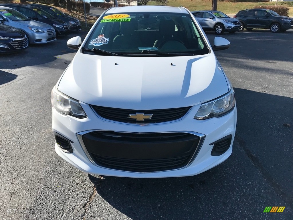 2017 Sonic LT Hatchback - Summit White / Jet Black/Dark Titanium photo #3