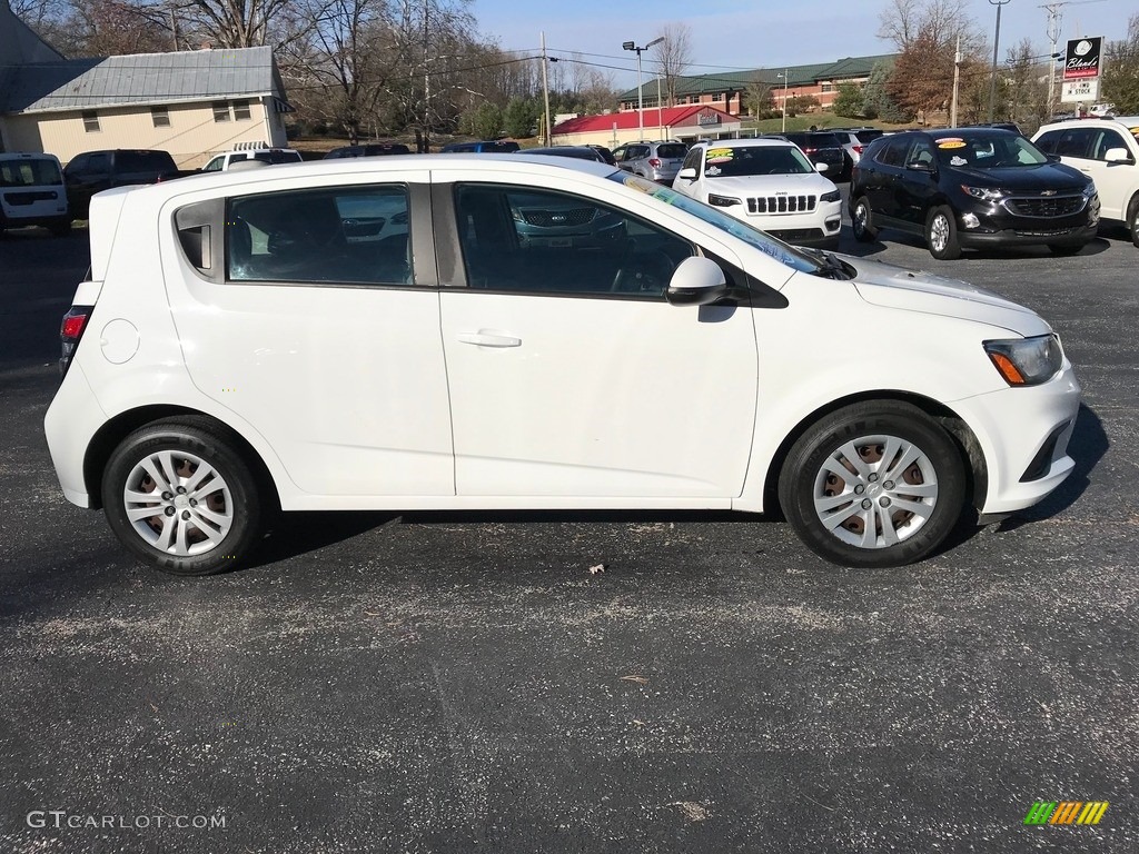 Summit White 2017 Chevrolet Sonic LT Hatchback Exterior Photo #145202627