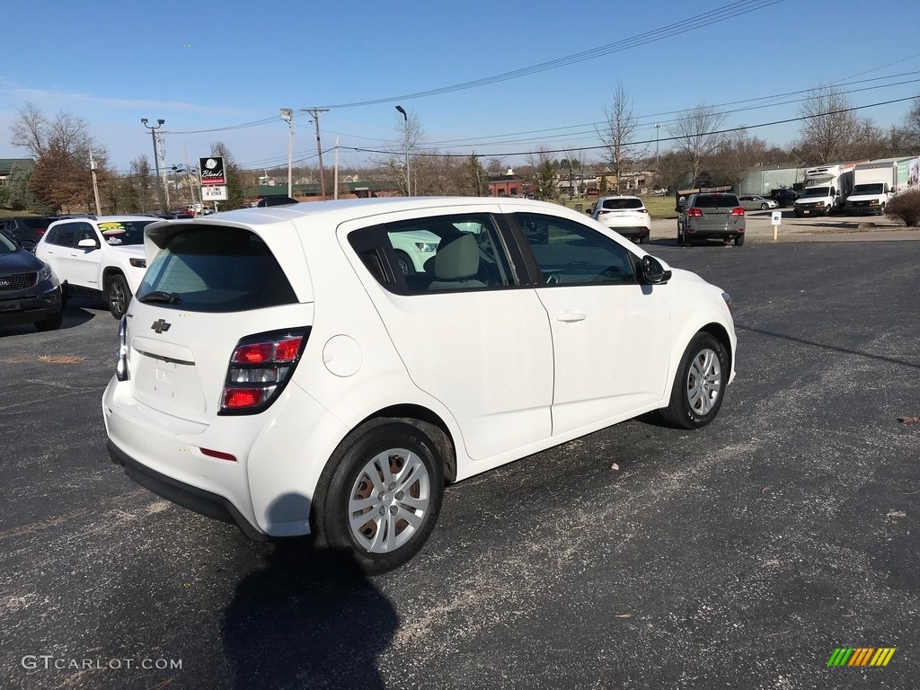 2017 Sonic LT Hatchback - Summit White / Jet Black/Dark Titanium photo #6