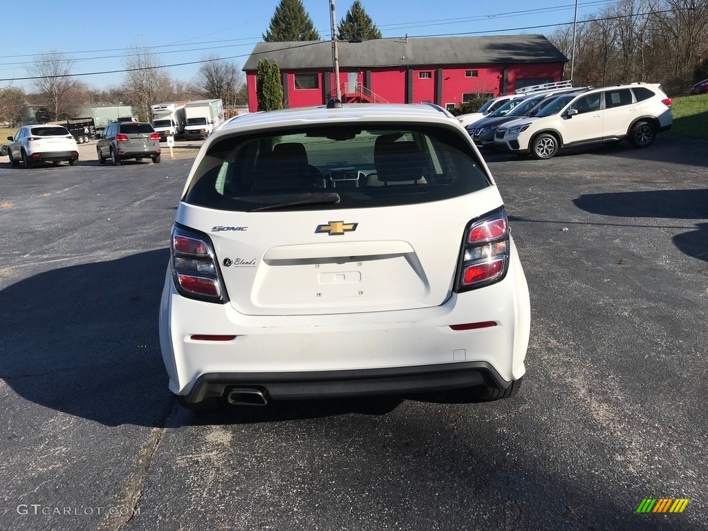 2017 Sonic LT Hatchback - Summit White / Jet Black/Dark Titanium photo #7