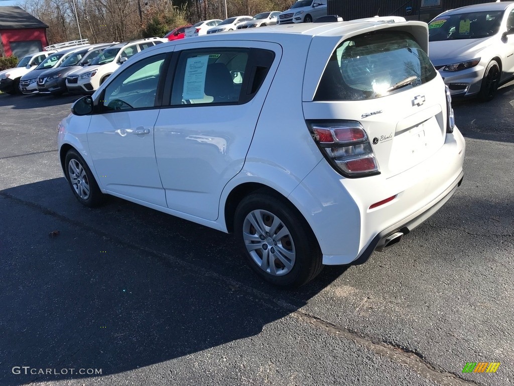 2017 Sonic LT Hatchback - Summit White / Jet Black/Dark Titanium photo #10