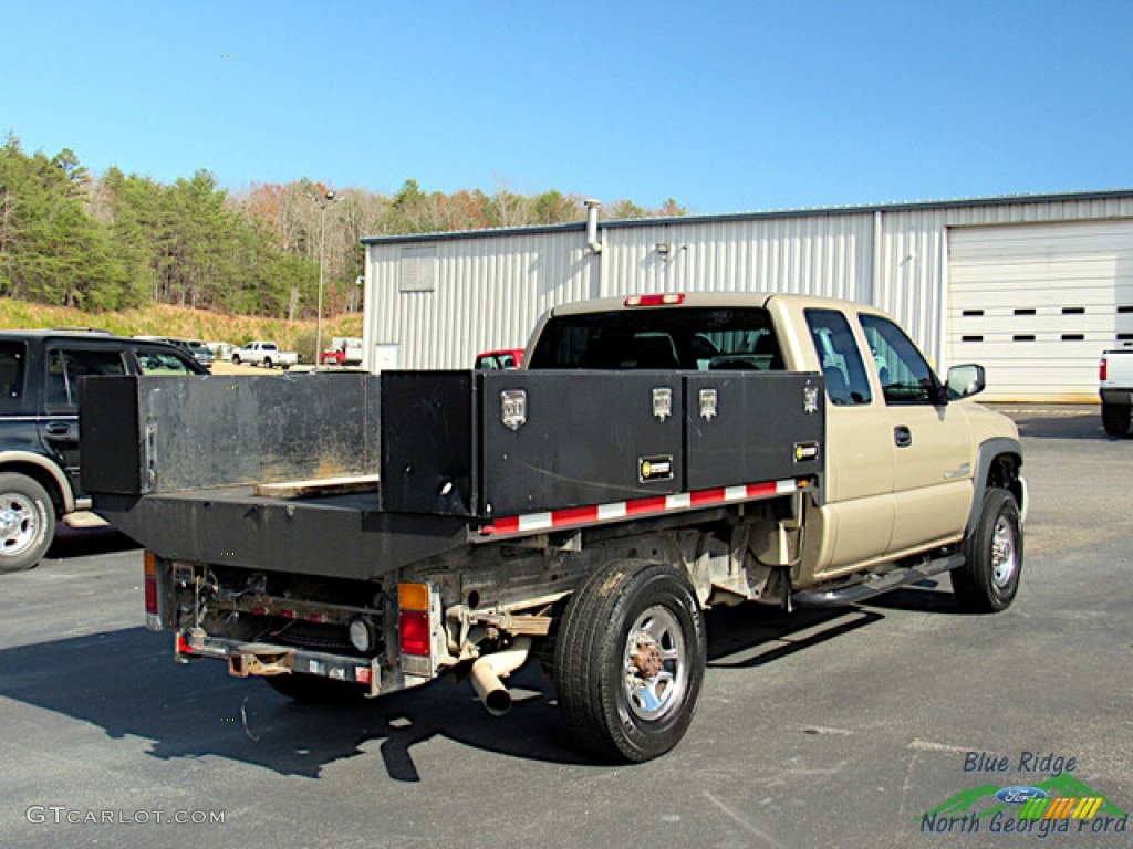 2006 Sierra 2500HD SL Extended Cab 4x4 Utility - Sand Beige Metallic / Neutral photo #5