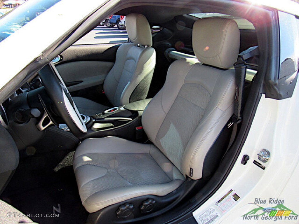 2012 370Z Touring Coupe - Pearl White / Gray photo #11