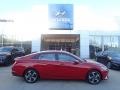 Scarlet Red Pearl 2023 Hyundai Elantra Limited Hybrid