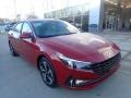 2023 Scarlet Red Pearl Hyundai Elantra Limited Hybrid  photo #9