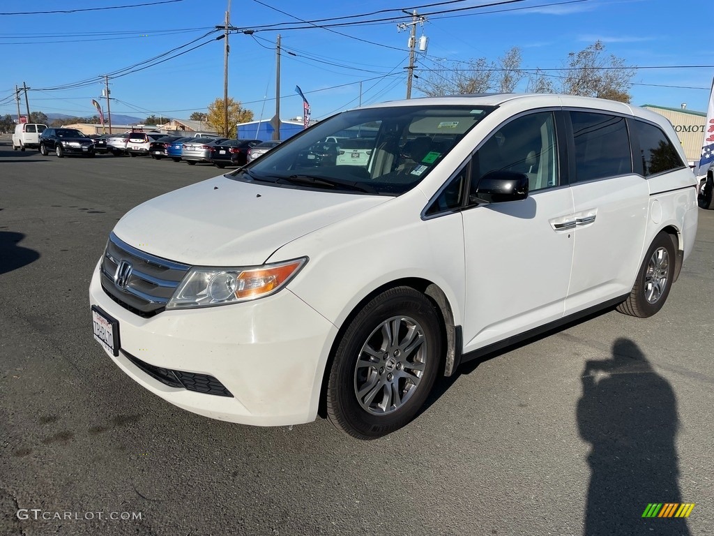 2013 Odyssey EX-L - Taffeta White / Beige photo #2