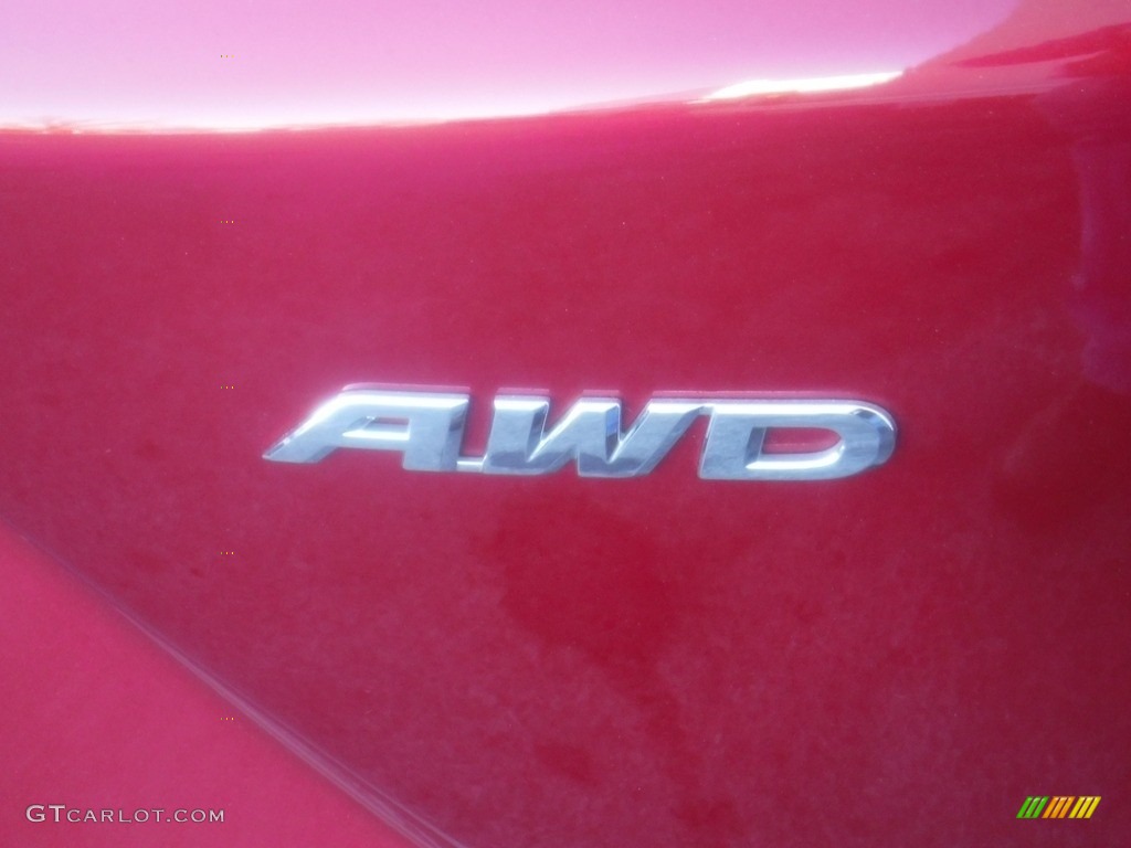 2021 CR-V EX-L AWD - Radiant Red Metallic / Black photo #8