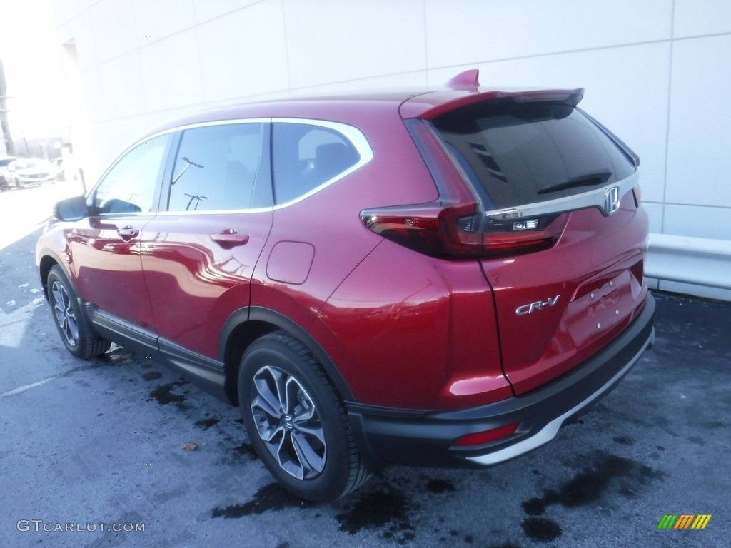 2021 CR-V EX-L AWD - Radiant Red Metallic / Black photo #10