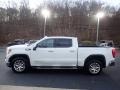 Summit White 2021 GMC Sierra 1500 SLT Crew Cab 4WD Exterior