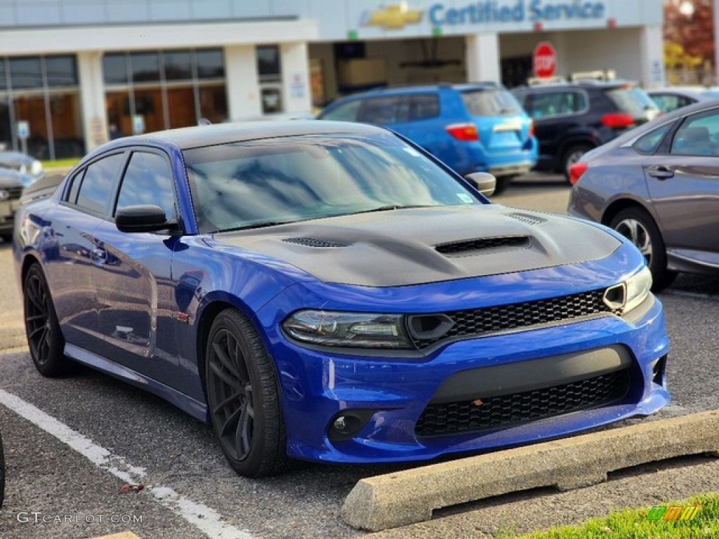 2021 Charger Scat Pack - Indigo Blue / Black photo #3