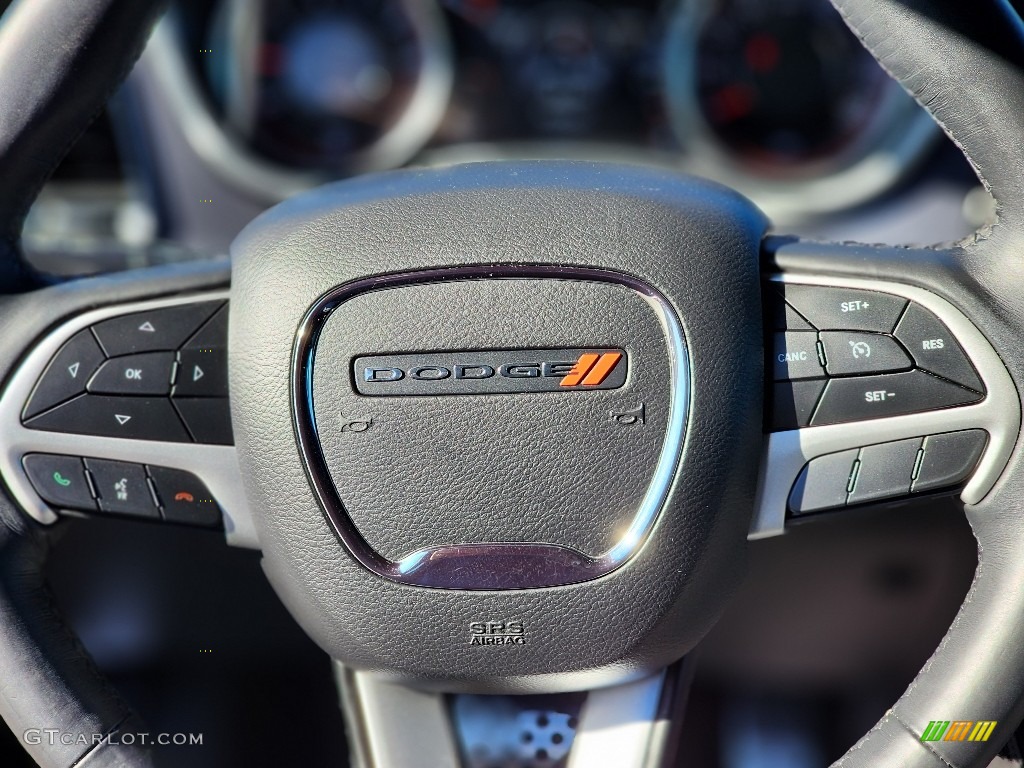 2018 Dodge Challenger SXT Black Steering Wheel Photo #145208027