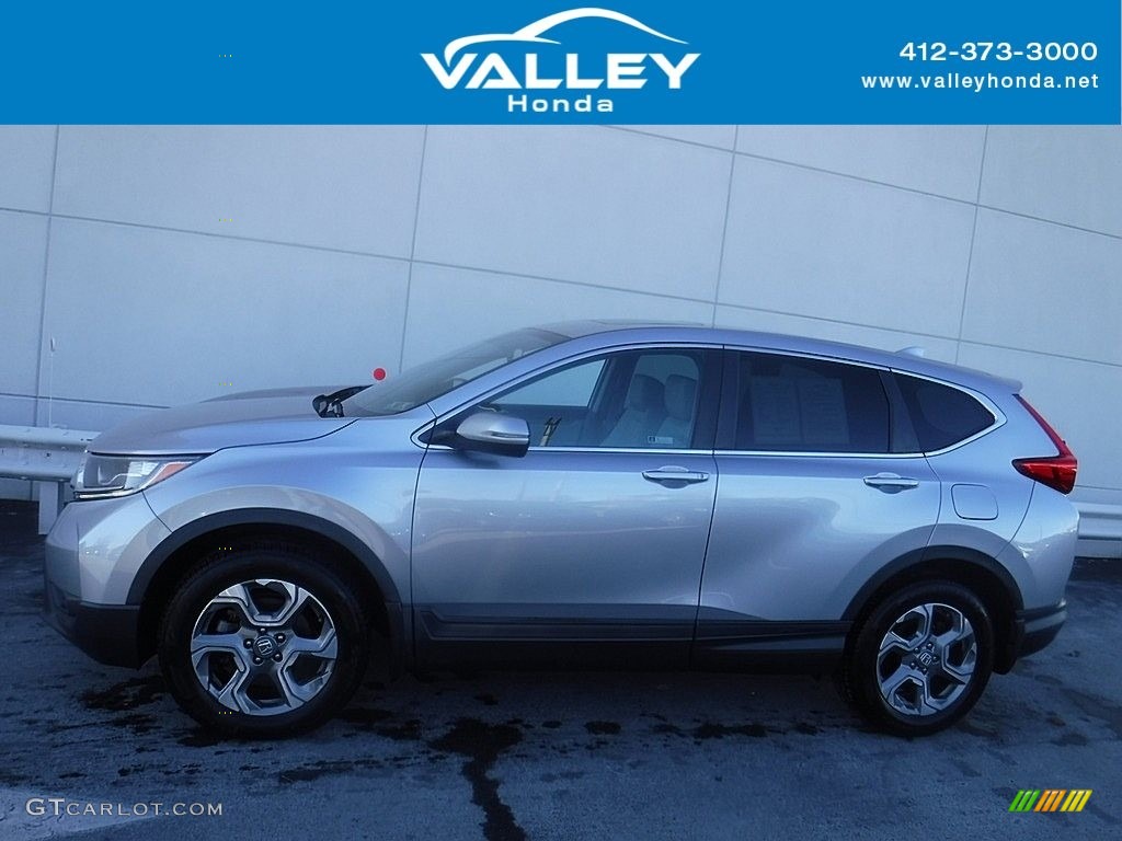 2018 CR-V EX-L AWD - Lunar Silver Metallic / Gray photo #2