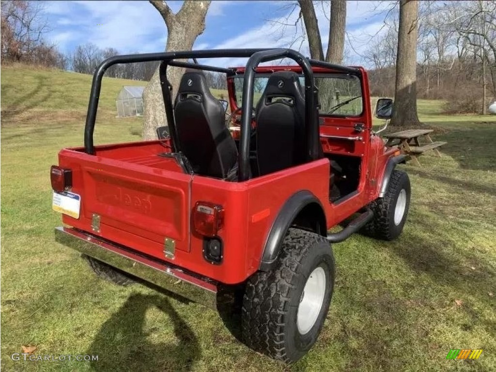 Garnet Metallic 1985 Jeep CJ7 4x4 Exterior Photo #145209149